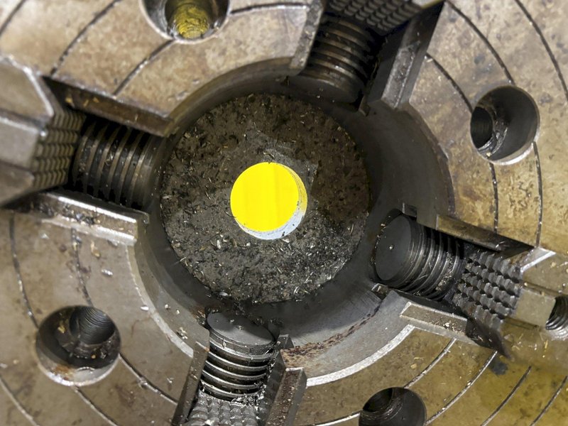 24” 4-JAW SCANDIVISKA  TYPE 1718 LATHE MACHINE CHUCK: STOCK #21774