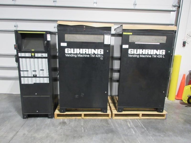 Guhring TM426L Tool Dispensing System - Inventory Management - (2) Vending Machines w/ Main Control Unit (Model TM426)- Auction Item