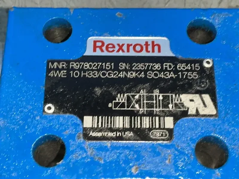 REXROTH HYDRAULIC DIRECTIONAL SOLENOID VALVE  -  R978027151