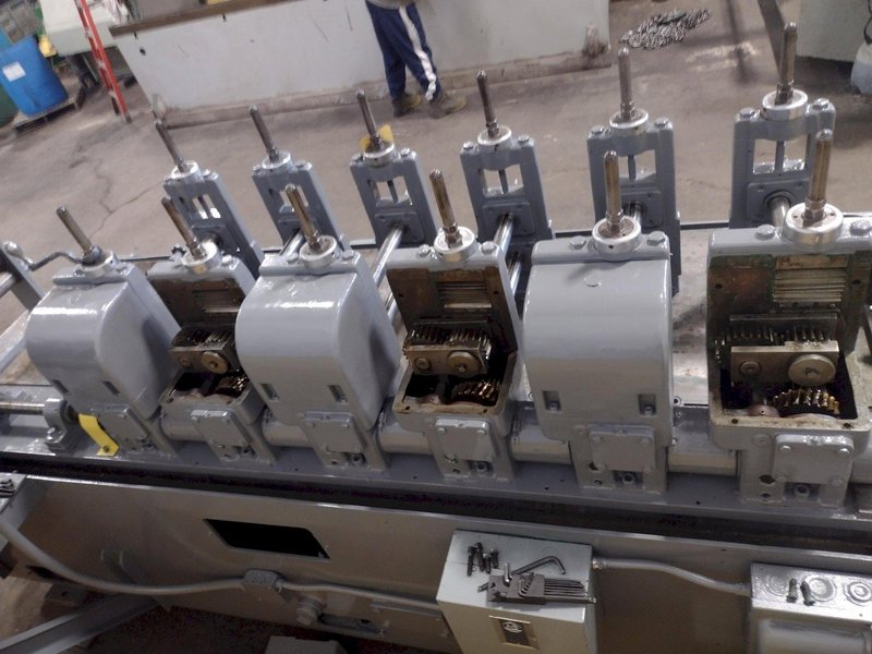 6  STAND x 1.5&#039;  YODER MODEL M1-1/2 ROLLFORMER WITH 12&quot; ROLL SPACE: STOCK #17190