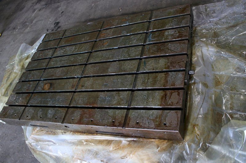 77&quot; X 44&quot; X 2&quot; T SLOTTED BOLSTER PLATE: STOCK #76528