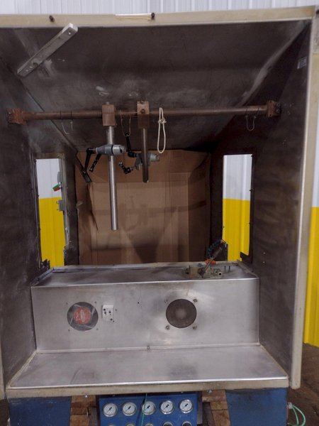 NORDSON PASS-THROUGH POWDER COATING SPRAY MACHINE: STOCK #18734