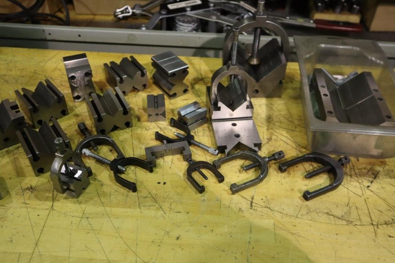 Vee-Blocks and Clamps, Assorted- Auction Item