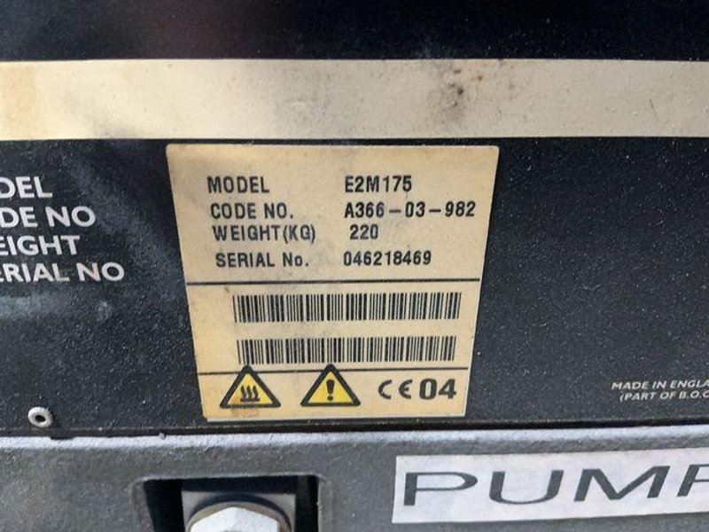 Boc Edwards 6.5 Kw Vacuum Pump - E2m175
