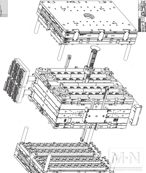 64 CAVITY AND 8 CAVITY MOLDS FOR 38 MM CLOSURE