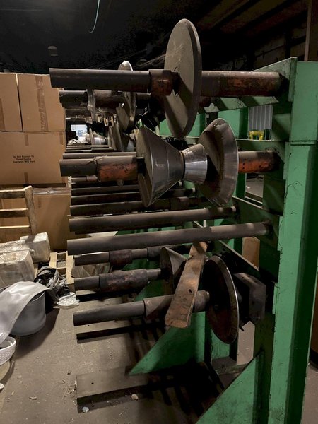 20 STAND X 2.5&quot; ARBOR X 30&quot; PEARSON RAKE &amp; GUTTER ROLLFORMER. STOCK # 0733022