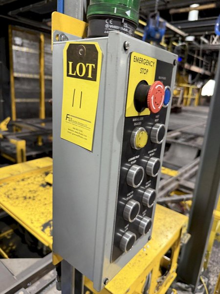 2025 automated mold pallet system with return lift table, dump system and carts, controls, weight and jacket return