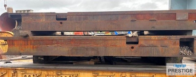 59" x 117" x 11" Cast Iron T-Slotted Floor Plates, Qty. 3