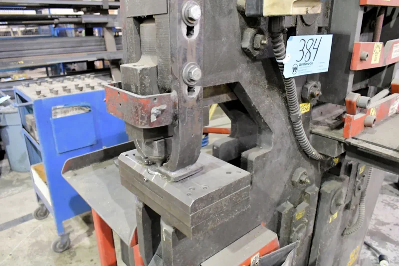 Edwards Jaws IV 100 Ton Capacity Hydraulic Iron Worker with Tooling