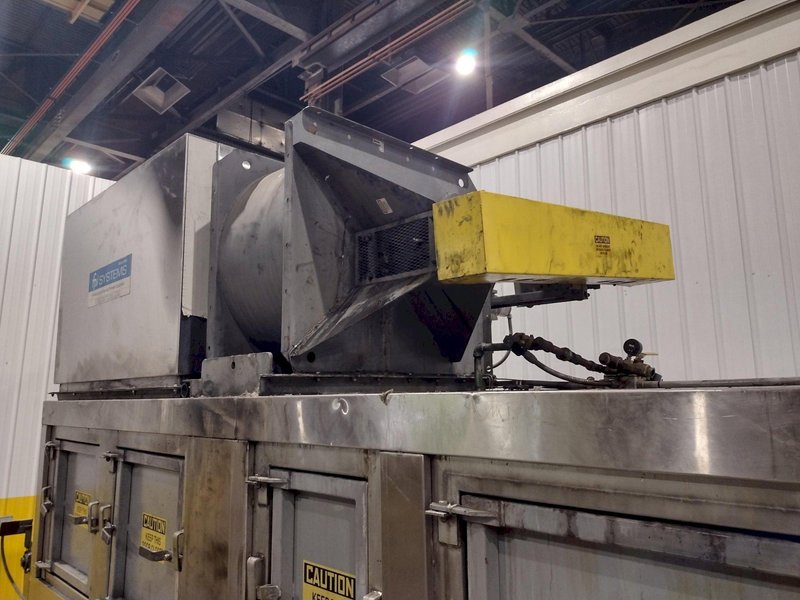 24" WIDE FPI SYSTEMS MODEL #CBW-24 STAINLESS STEEL CONVEYOR TYPER PASS-THROUGH PARTS WASHER: YOBRO #25173