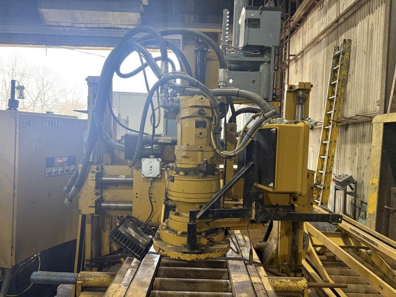 CAT TRACK PIN &amp; BUSHINGS PRESS WITH ELECTRIC IMPACT WRENCH, WINCH &amp; CONVEYOR: YOBRO #24866