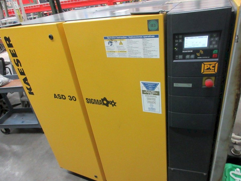 Kaeser ASD-30 Sigma Air Compressor, Rotary Screw, 30 HP (New 2015)- Auction Item