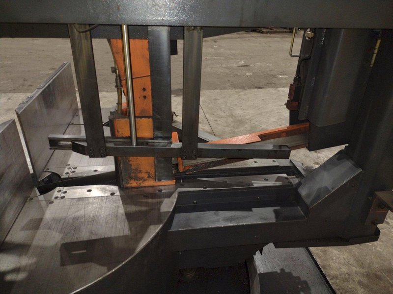 16&quot; X 28&quot; COSEN MODEL #SH-710LDM HORIZONTAL 60° MITERING BAND SAW: STOCK #23643