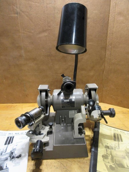 Darex M5B Drill Bit Sharpener &amp; 1/2&quot; &amp; 3/4&quot; Chucks w/ Pedestal Stand- Auction Item