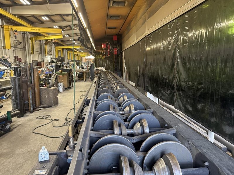 40′ Lincoln Vernon MPM5 CNC Pipe Profiler, 2022 – Infeed/Outfeed Conveyor, Fineline 300 20FT-TL