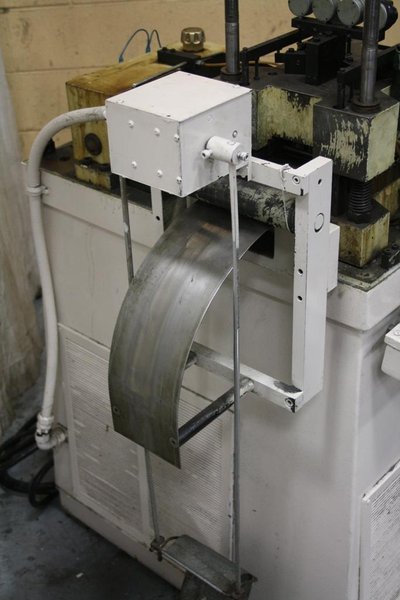 4.7' X 0.05 BRUDERER 19 ROLL STRAIGHTENER &amp; COIL REEL: STOCK #64789