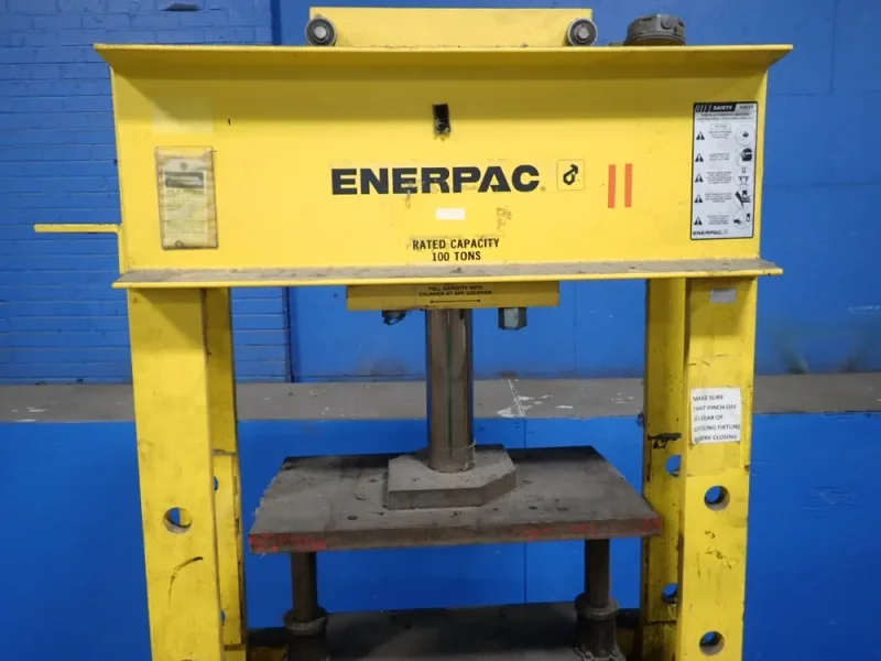 ENERPAC 100 TON H FRAME HYDRAULIC PRESS  -  IPH100D113-2