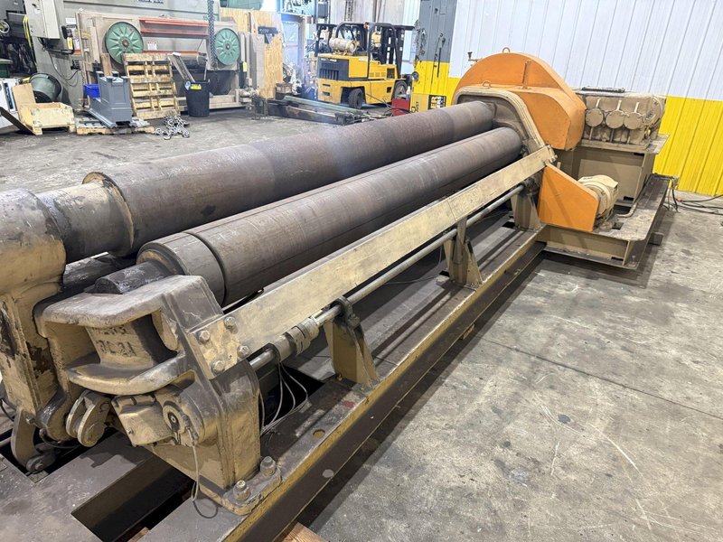 12' X 1/2" WEBB MODEL #9L-2A 3 ROLL INITIAL PINCH PLATE ROLL: YOBRO #25845