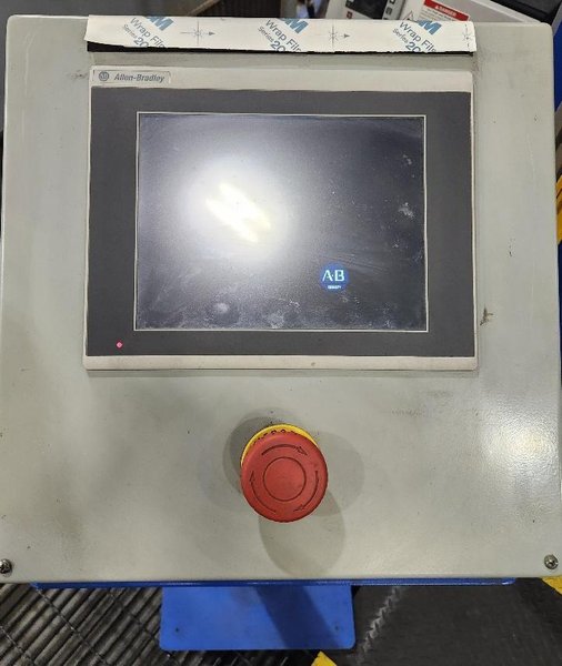 600-TON MAGNUM STRAIGHT-SIDE GIBB-GUIDE HYDRAULIC PRESS. STOCK # 0990725