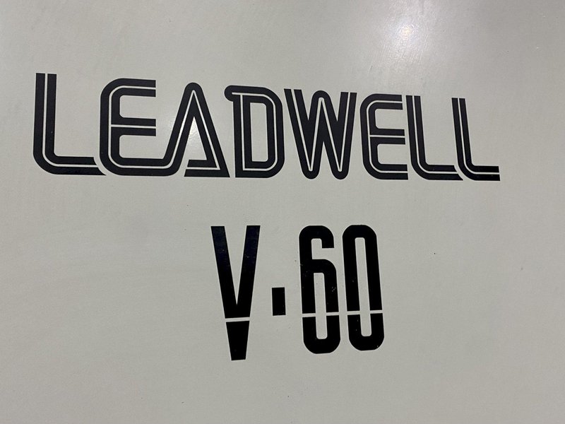 LEADWELL MODEL #V-60 CNC VERTICAL MACHINING CENTER: STOCK #19427