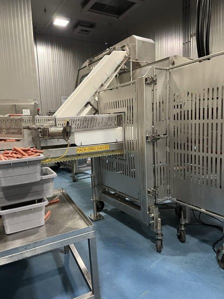 Drake LS1400 Hot Dog Loader &amp; RapidPak RP-45 Thermoformer – 2017 Meat Packaging Line