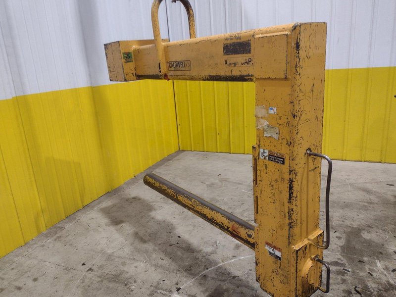 4 TON CALDWELL MODEL#81P-4-50 C HOOK PAPER COIL LIFTER: STOCK #22716