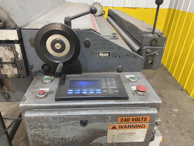 48&quot; X 18 GAUGE SCHLEBACH MODEL #MSS-1250 SLASHER (SLITTING &amp; CROSS CUTTING) SLEAR MACHINE: STOCK #19238