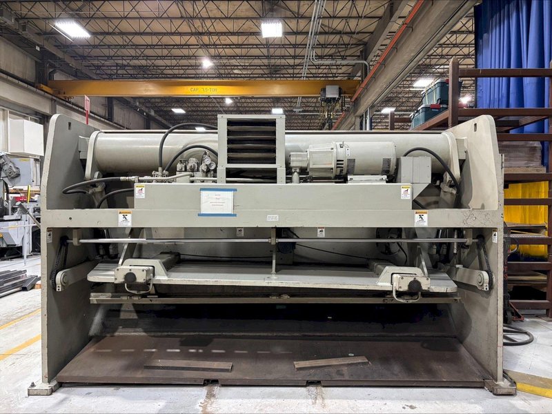 12' x 1/2" ACCURSHEAR MODEL #850012 HYDRAULIC POWER SHEAR WITH BACK GAUGE 2001 : YOBRO 25449