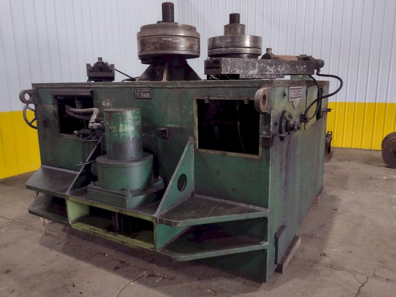 8" X 8" X 3/4" HAEUSLER MODEL #PHR-20VH HORIZONTAL &amp; VERTICAL HYDRAULIC PIPE &amp; ANGLE ROLL: STOCK #19133