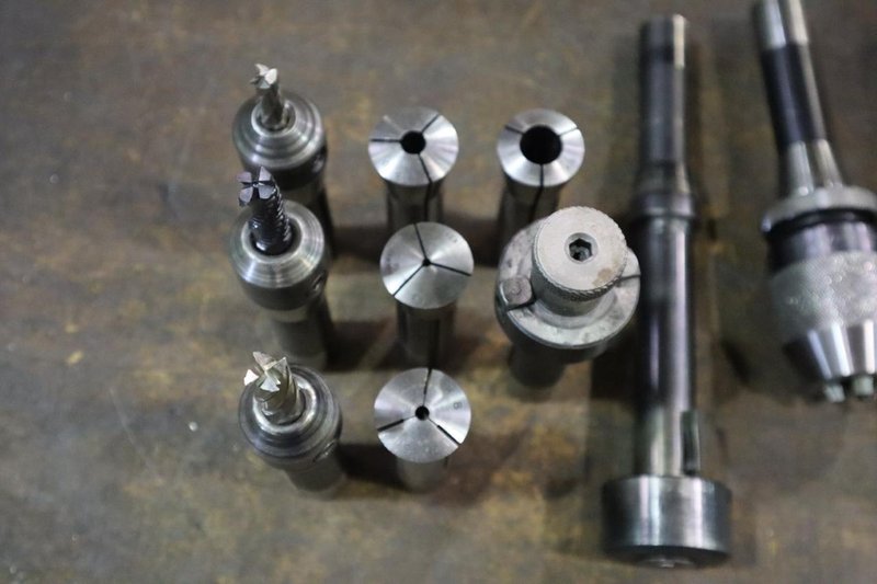 R8 Taper Tool Holders, Collets, Keyless Drill Chucks, End Mill Holders, Arbors- Auction Item