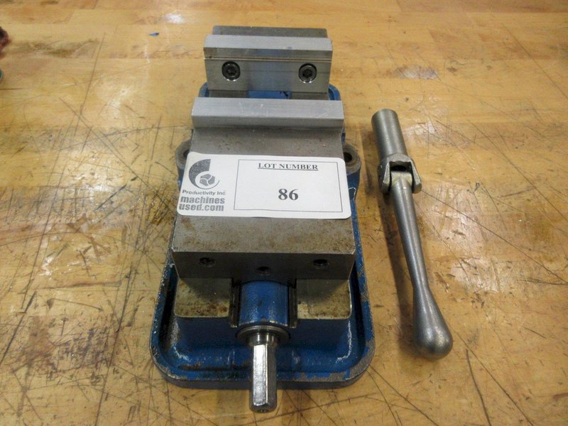 Kurt D40 4&quot; Machine Vise with Handle and Aluminum Jaws- Auction Item