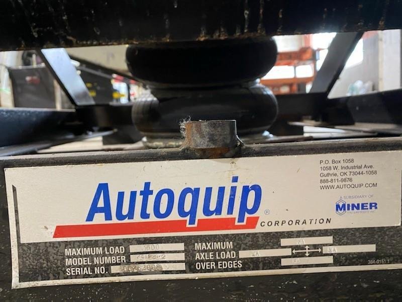 48&quot; X 48&quot; 2,500LBS AUTOQUIP CORP PNEUMATIC LIFT TABLE STOCK# 2872