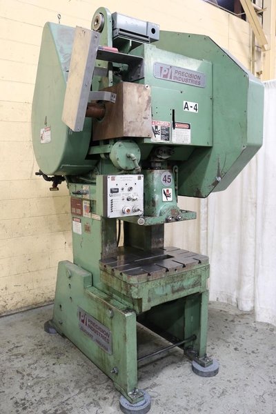45 TON PRECISION INDUSTRIES OBI BACK GEARED PRESS: STOCK #71635