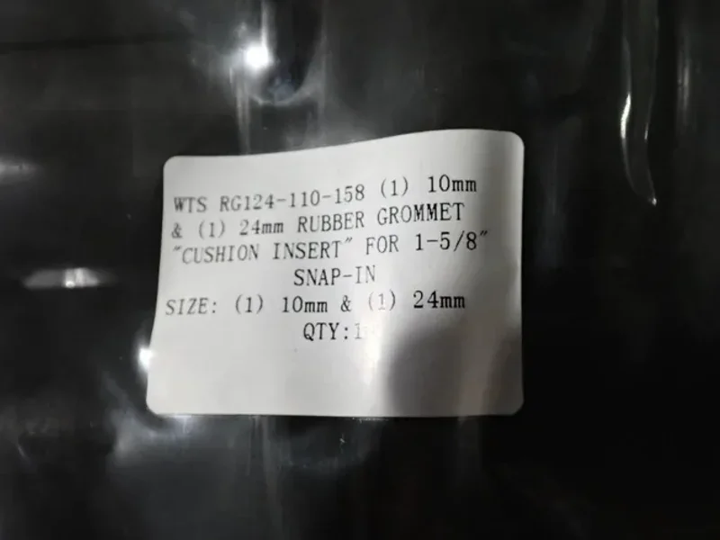 Rubber Grommet Cushion Inserts - Wts Rg124-110-158