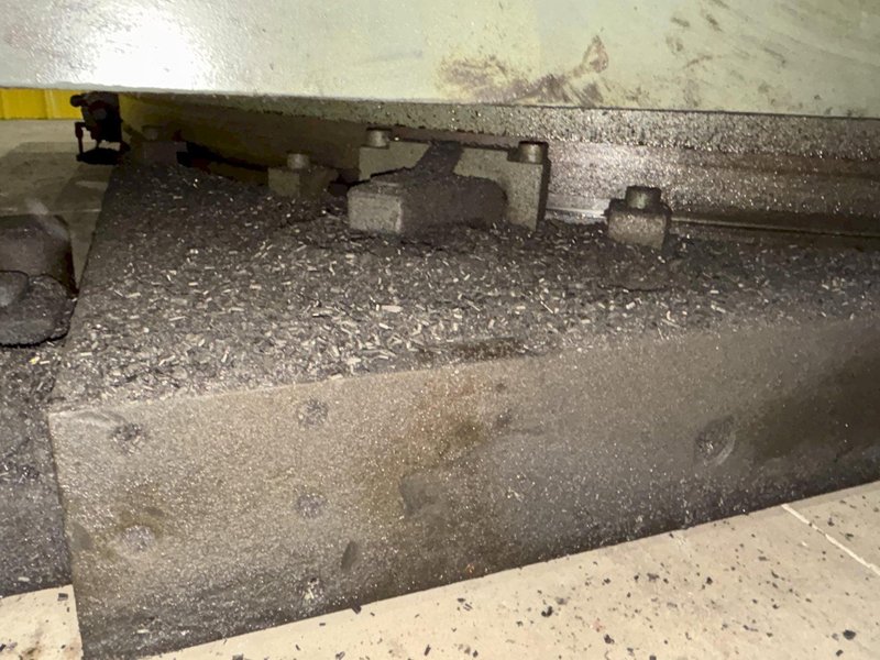 96&quot; X 120&quot; GIDDINGS &amp; LEWIS T SLOT POWERED AIR LIFT ROTARY TABLE: STOCK #22066