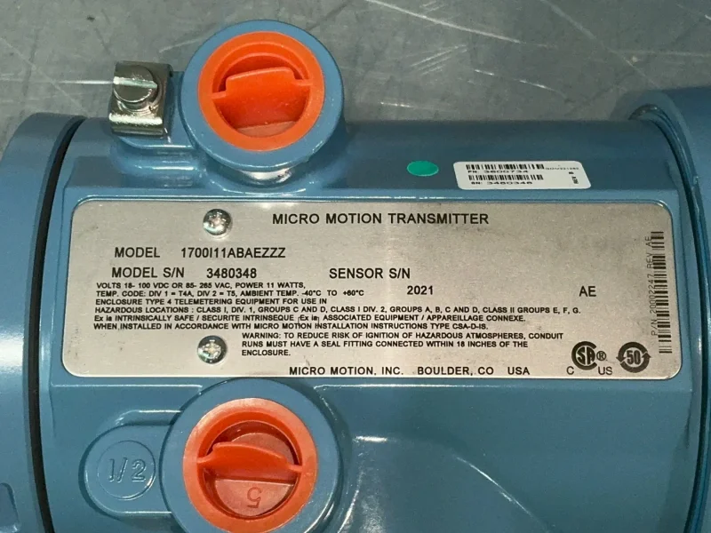 MICRO MOTION FLOW TRANSMITTER  -  1700I11ABAEZZZ