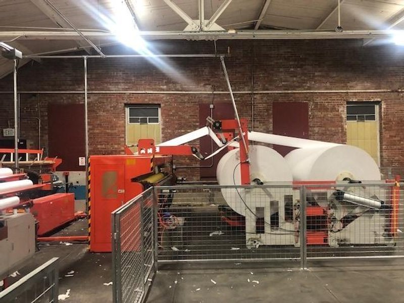 Wangda WD-TP-RPM-2800-IV Toilet Paper Production Line – 2018 – Complete Converting &amp; Packaging System