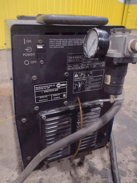 55 AMP MILLER SPECTRUM 2050 DC PLASMA CUTTING SYSTEM WITH AUTO-LINE: STOCK #18703