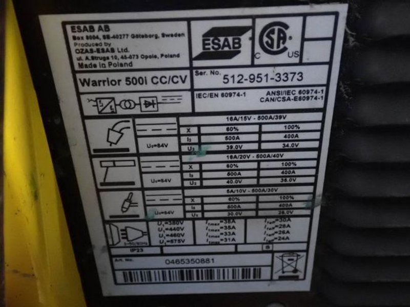 Esab Welder - Mig 5000i