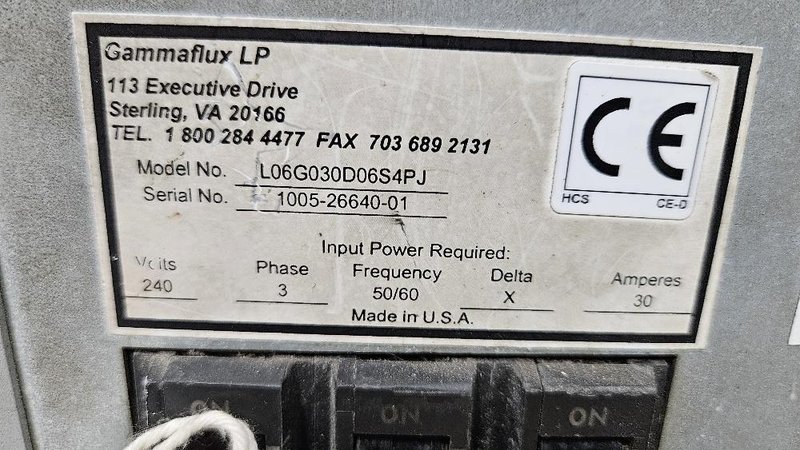 Gammaflux Used LEC Hot Runner Controller, L06G030D06SPJ, 6 zone