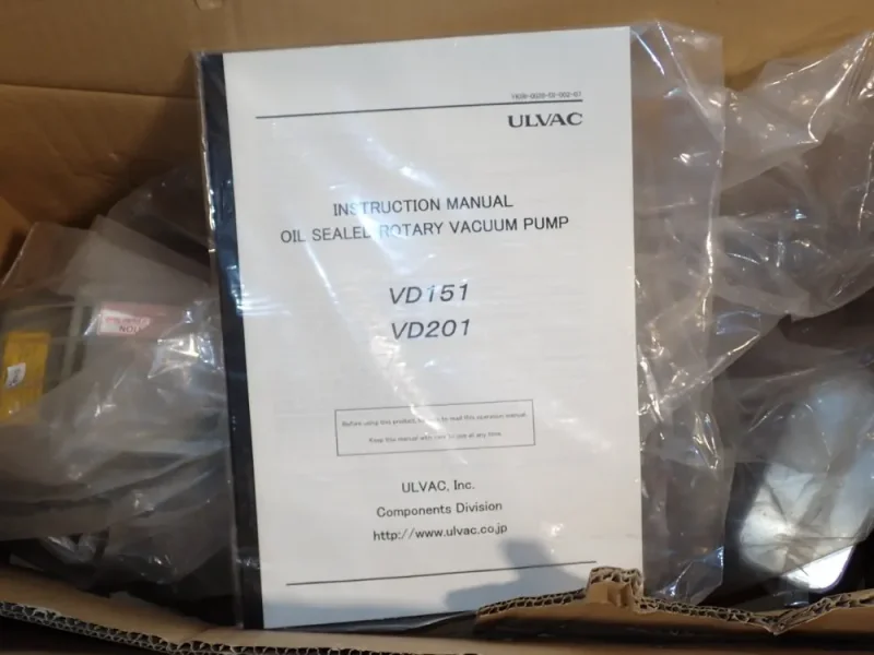 ULVAC 550 WATTS ROTARY VACUUM PUMP   -  VD151