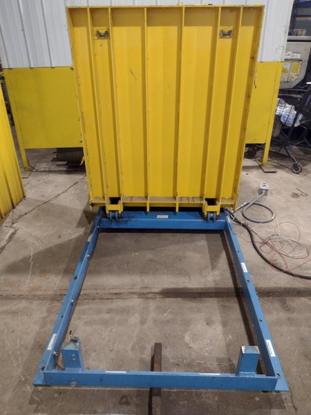 4,000 LBS X 48" X 48" MAX MODEL #LPTT-UP-40-90 HYDRAULIC TILT UPENDER 90 DEGREE FLIP TABLE: YOBRO #25894