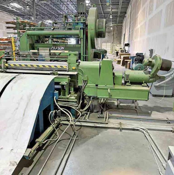 60" x 0.125" x 40,000# Paxson Cut To Length Line STOCK# 4233