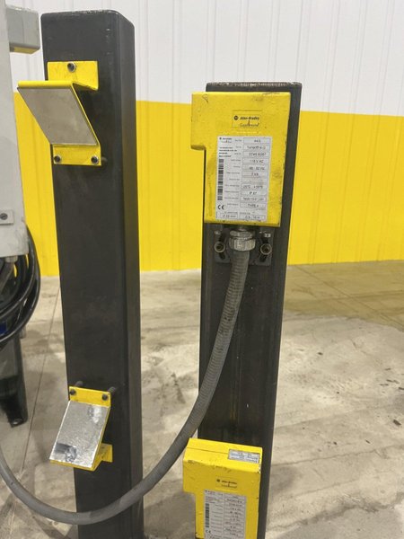 CHERRY INDUSTRIAL HYDRAULIC PALLET CLAMP &amp;  INVERTER ROLLOVER MACHINE: STOCK #20092