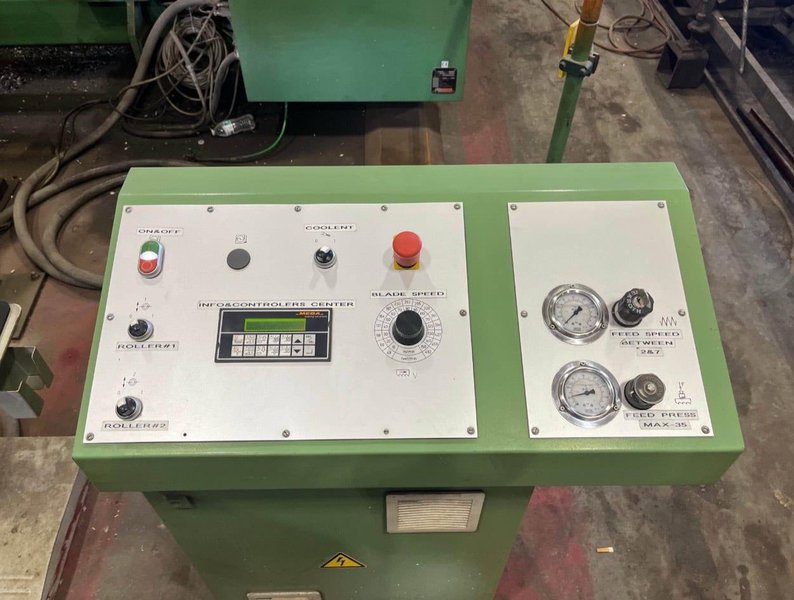 Peddinghaus PCD-1100 Beam Drill Line with 1100-510 DG Miter Saw, 2009