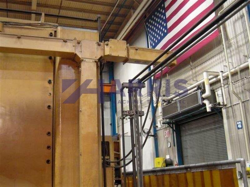 124&quot; Bullard Dyn-au-tape 2 Axis CNC Vertical Boring Mill with Fanuc 15TT Control
