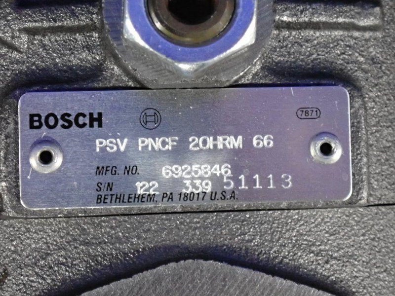 BOSCH SILENT VANE PUMP  -  PSV PNCF 20HRM 66