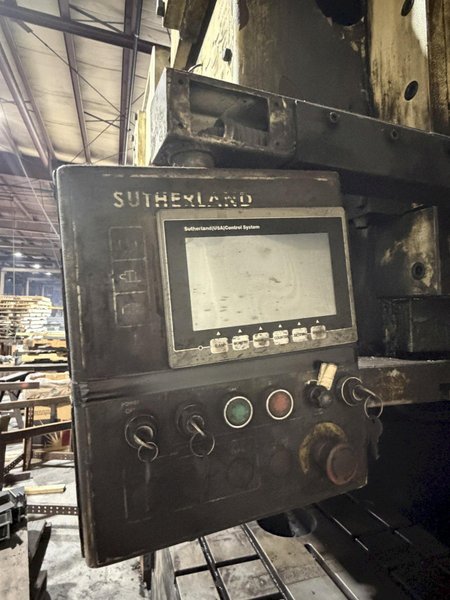 200 TON SUTHERLAND MODEL #MARK-220 GAP FRAME PRESS 4" STROKE: YOBRO #25699