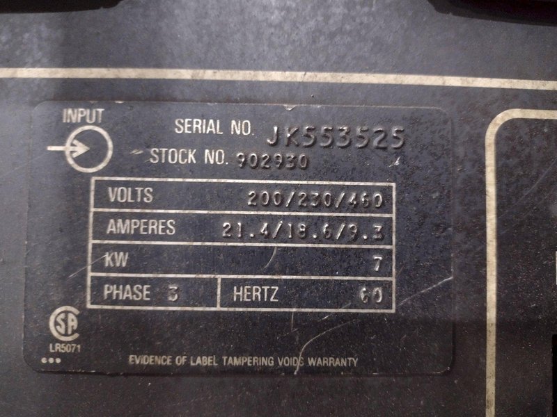 200 AMP MILLER MODEL #CP-200 DC ARC WELDER &amp;  S-22 WIRE FEEDER: STOCK #19659
