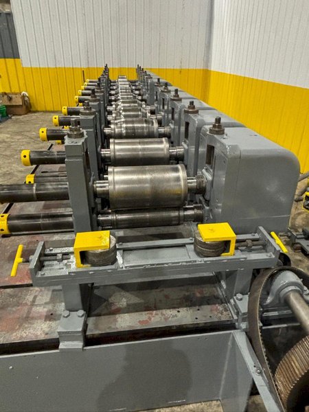 10 STAND X 3&quot; X 42&quot; ROLL-SPACE YODER MODEL #M3 HEAVY DUTY ROLLFORMER, 12 STAND BASE: STOCK #23330